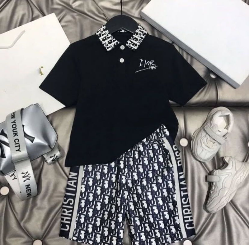 Kids' Shirt with Shorts Two Piece Set   1646033 - TUZZUT Qatar Online Shopping