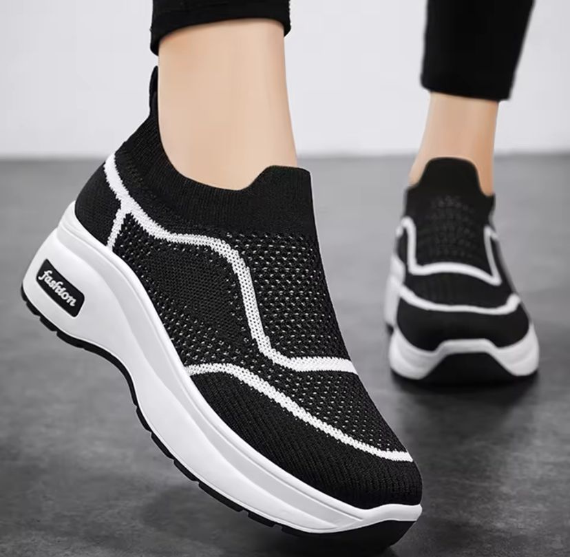 Women's Casual Round Toe Sneakers, Leisure Work Sneakers B122633 (39) Women's Casual Round Toe Sneakers, Leisure Work Sneakers B122633 (39)