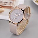 Fashion Women Leather Quartz watch 324434 - TUZZUT Qatar Online Shopping