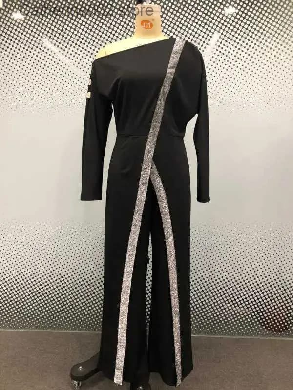 Women Shoulder Long Sleeve Jumpsuit   06016951 - TUZZUT Qatar Online Shopping