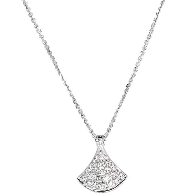 Dream Diamond White Gold Pendant Necklace S 4434261 - Tuzzut.com Qatar Online Shopping