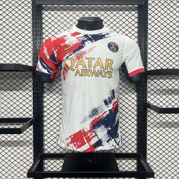 PARIS ST GERMAIN DF ACADEMY SHORT SLEEVES TOP K AWAY PRE-MATCH - Club wear - white/midnight navy P8264 PARIS ST GERMAIN DF ACADEMY SHORT SLEEVES TOP K AWAY PRE-MATCH - Club wear - white/midnight navy P8264