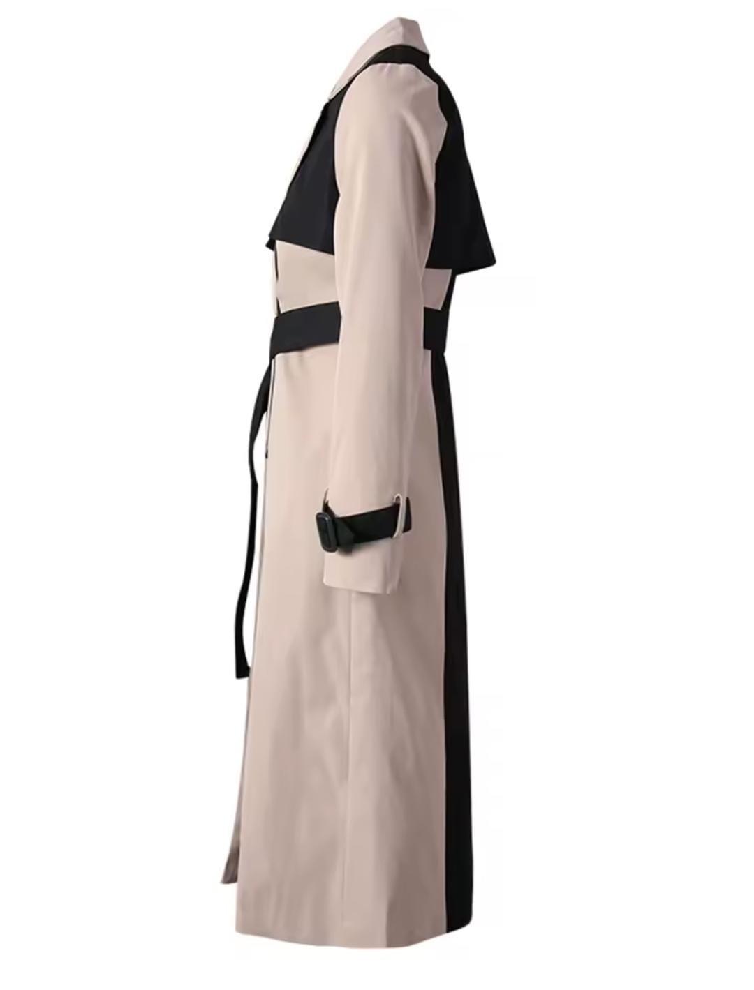 Women's Long Loose Black Bandage Dress B-379203 Women's Long Loose Black Bandage Dress B-379203