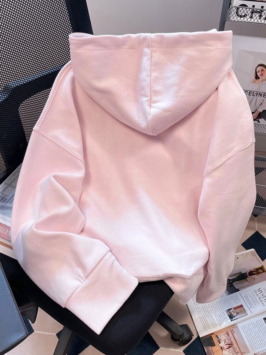 Women's Long Sleeve Solid Color Hoody - Size L - 489768 Women's Long Sleeve Solid Color Hoody - Size L - 489768