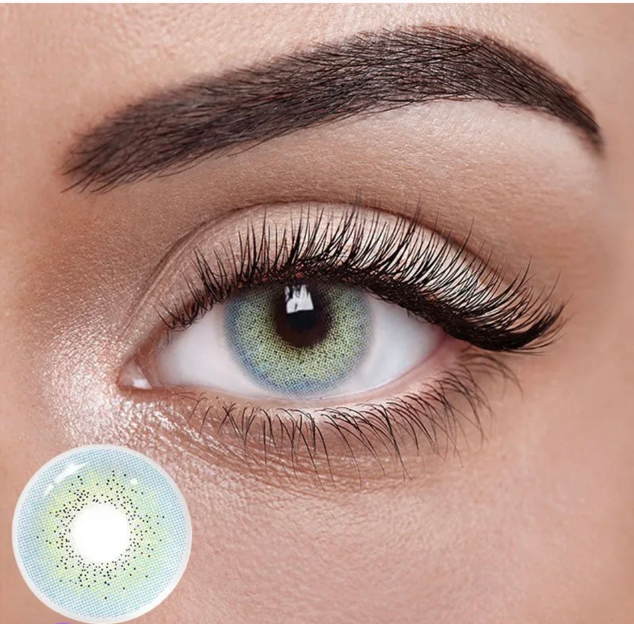Unibling Ocean Blue Contact Lenses for Eyes (1 Pair) Unibling Ocean Blue Contact Lenses for Eyes (1 Pair)