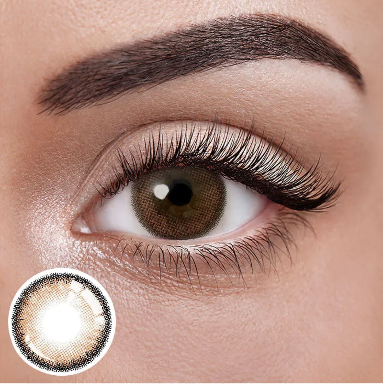 Unibling Iceland Choc Contact Lenses for Eyes (1 Pair) Unibling Iceland Choc Contact Lenses for Eyes (1 Pair)