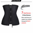 Women Waist Trainer Latex Belt Zipper Body Shaper Zip Corset Girdle Slim Belt 608 - TUZZUT Qatar Online Shopping