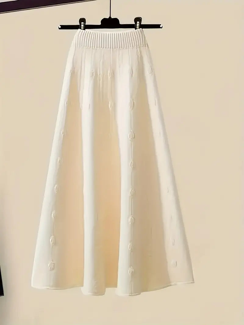 High-Waisted Pleated Skirt GB18401 High-Waisted Pleated Skirt GB18401