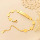 TOSOKO Stainless Steel Jewelry Geometric Stitching Lettering Bracelet S4851909 - Tuzzut.com Qatar Online Shopping