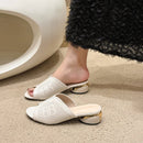 Women's High Heel Slippers 548619 - TUZZUT Qatar Online Shopping