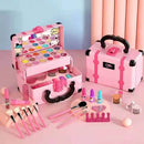 Kids Makeup Cosmetics Playing Box Princess Makeup Girl Toy Play Set 429934 - TUZZUT Qatar Online Shopping