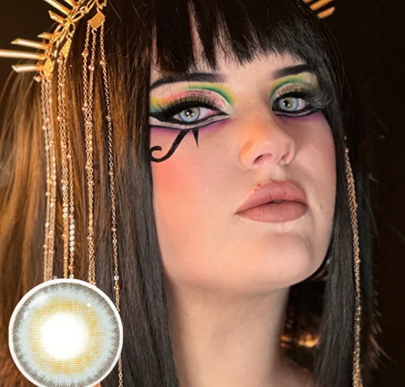 Unibling LA Girl Blue Contact Lenses for Eyes (1 Pair) - TUZZUT Qatar Online Shopping