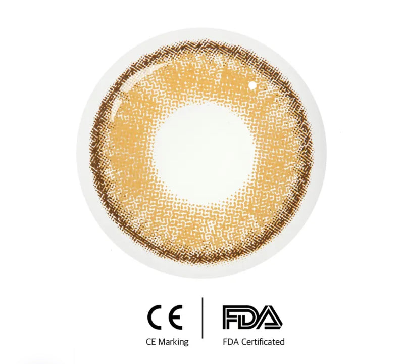 Unibling Dubai Brown Contact Lenses for Eyes (1 Pair) - TUZZUT Qatar Online Shopping