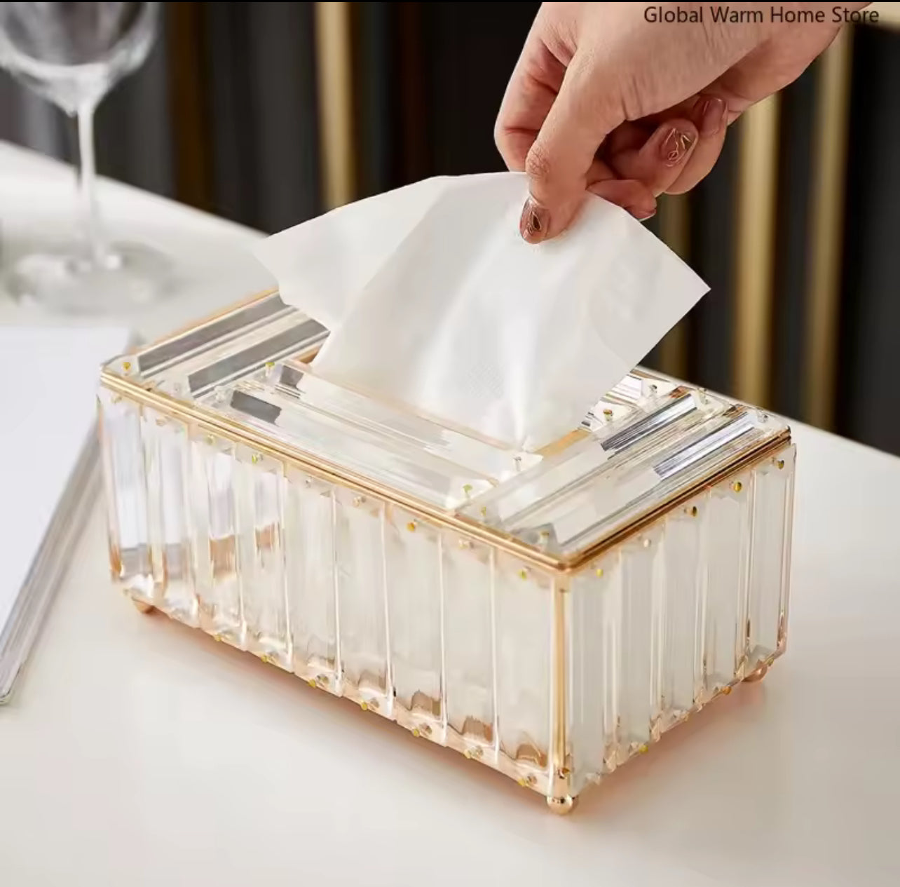 Crystal Tissue Box S3690636 Crystal Tissue Box S3690636