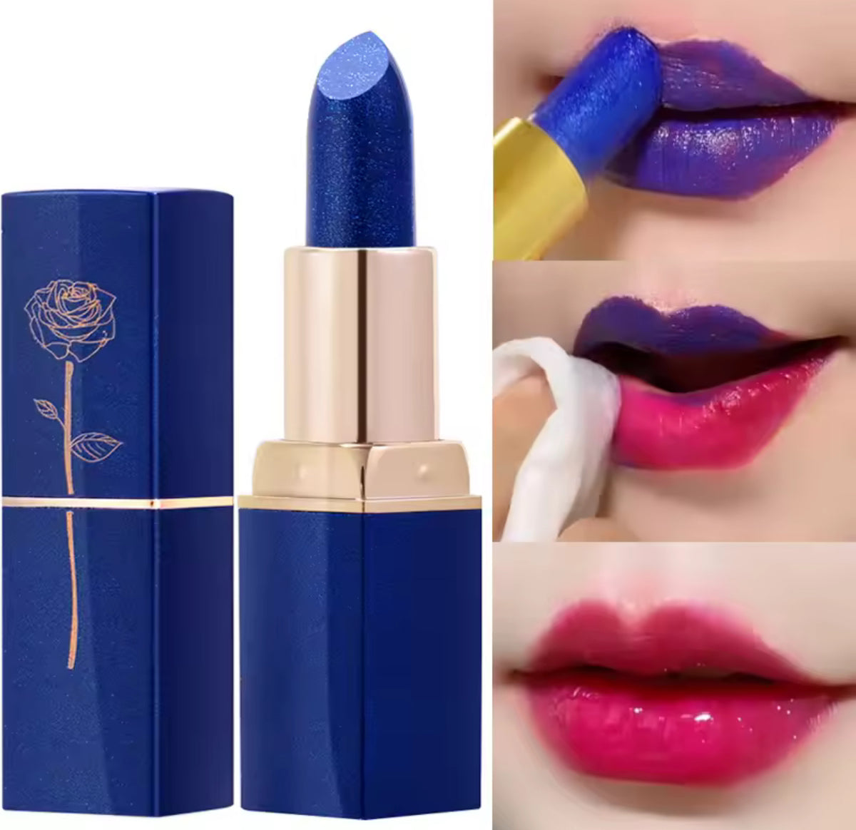 LESSXCOCO Long Lasting Color Changing Lipstick Moisturizing 4388960