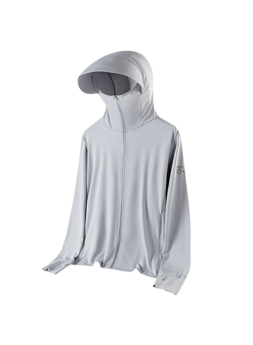 Men's Hooded Sun Protection Shirt Full Zip Cooling Shirt white Jacket 201414 Men's Hooded Sun Protection Shirt Full Zip Cooling Shirt white Jacket 201414