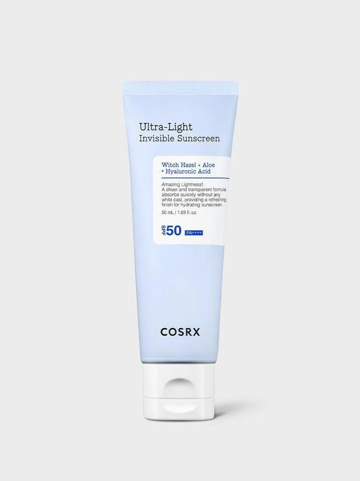 COSRX Ultra-Light Invisible Sunscreen SPF50 PA++++ 50ml COSRX Ultra-Light Invisible Sunscreen SPF50 PA++++ 50ml