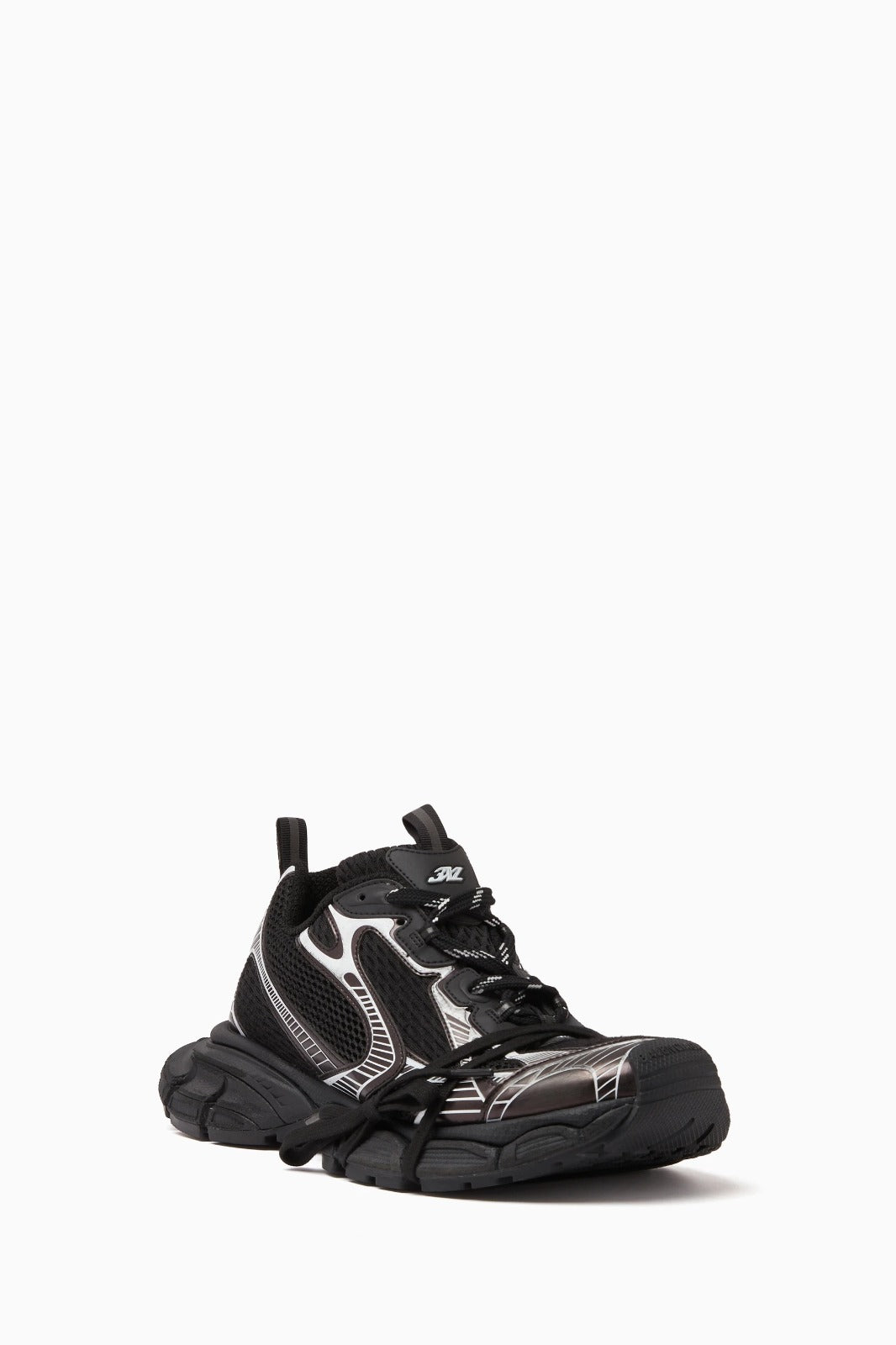 Panelled Leather Low-Top Trainers 58010 Panelled Leather Low-Top Trainers 58010