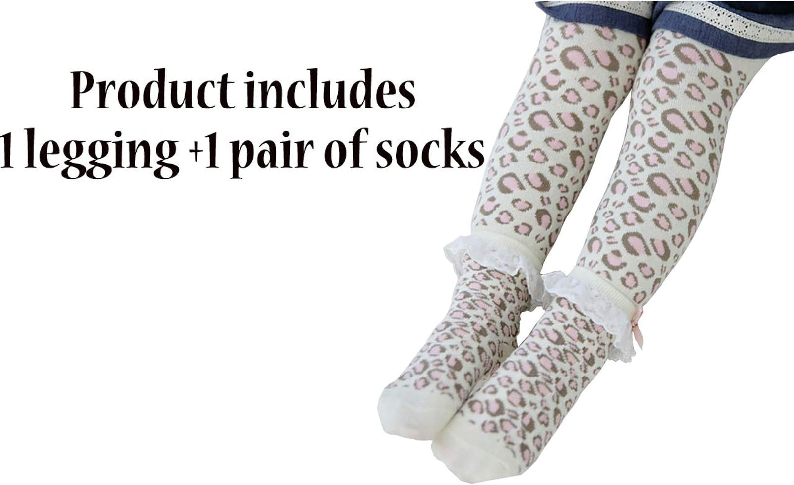 Baby Girls Footless Ankle Length Tight Legging Socks Set S5119324 Baby Girls Footless Ankle Length Tight Legging Socks Set S5119324