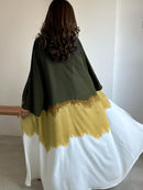 Women's Long Sleeve Tie Dye/Splash-ink Abaya 442651 - TUZZUT Qatar Online Shopping