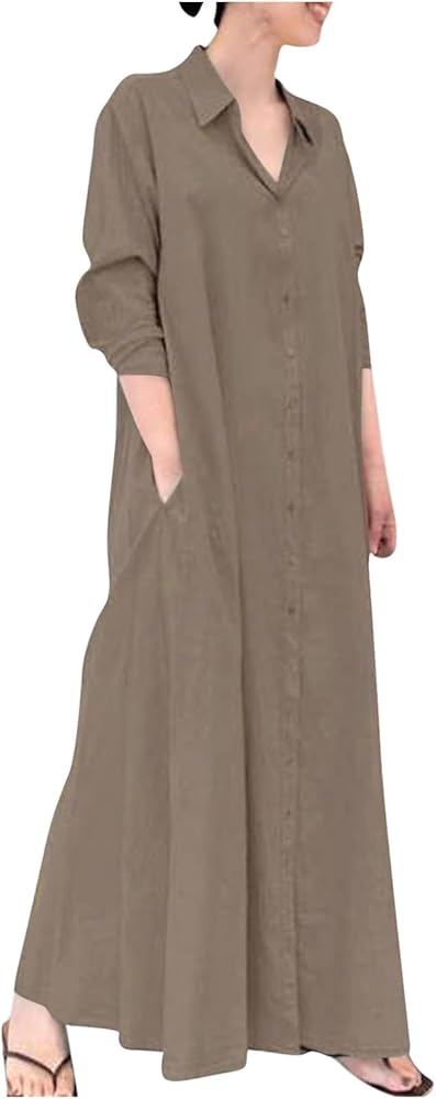 Women Maxi Long Sleeve Long Dresses B-286378 Women Maxi Long Sleeve Long Dresses B-286378