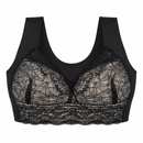 Women’s Black Lace Pull-On Bra 62306 - Size 4XL
