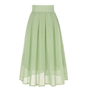 Long Pleated Black Skirt AL0166 Women Elegant Party Chiffon Skirt S4285767 - Tuzzut.com Qatar Online Shopping
