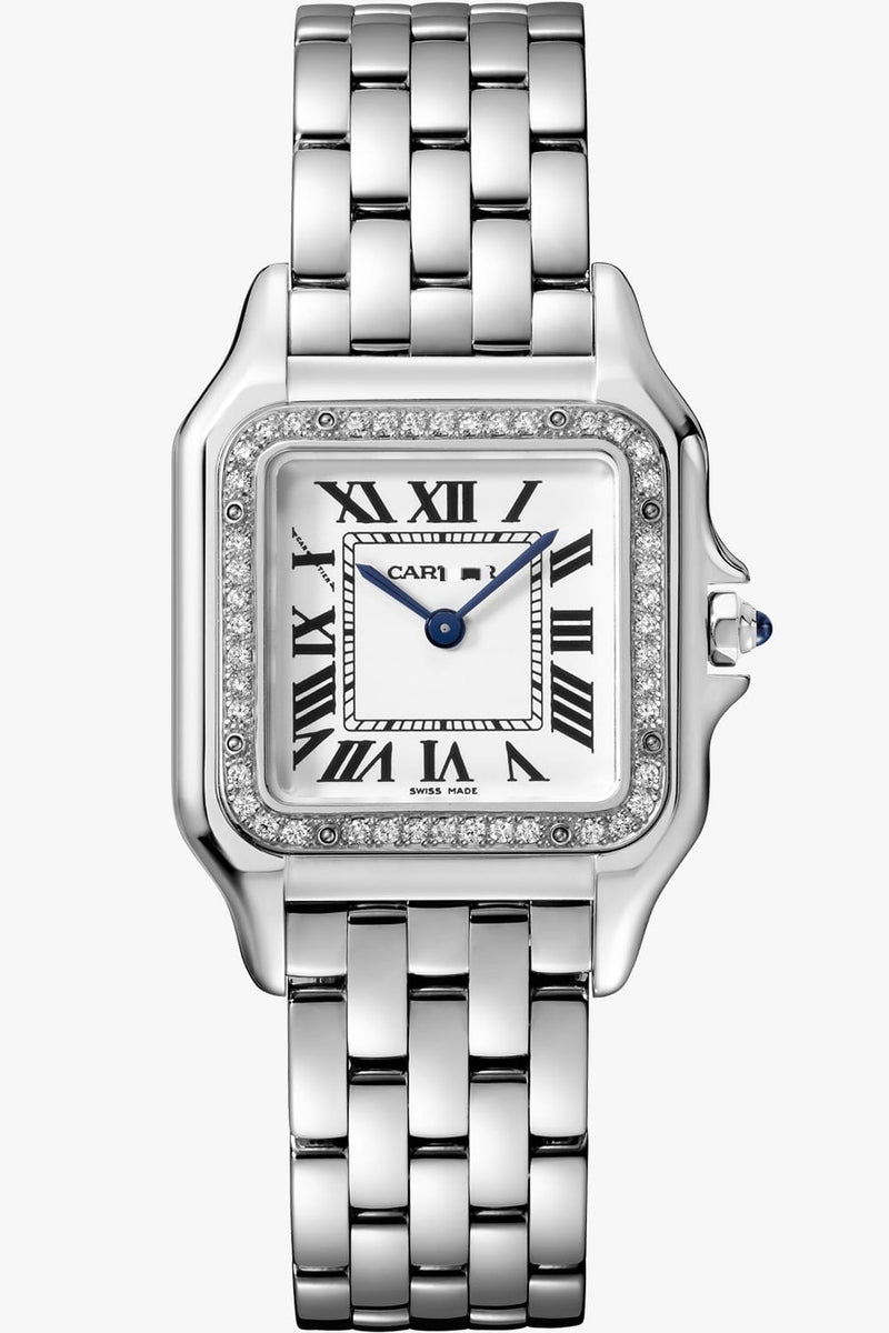 Luxury Stainless Steel diamond-set bezel Watch W1005 - TUZZUT Qatar Online Shopping