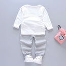 Newborn Kids Clothes Baby Boy Fashion Clothing Set 3PCS  253453 (100cm) - TUZZUT Qatar Online Shopping