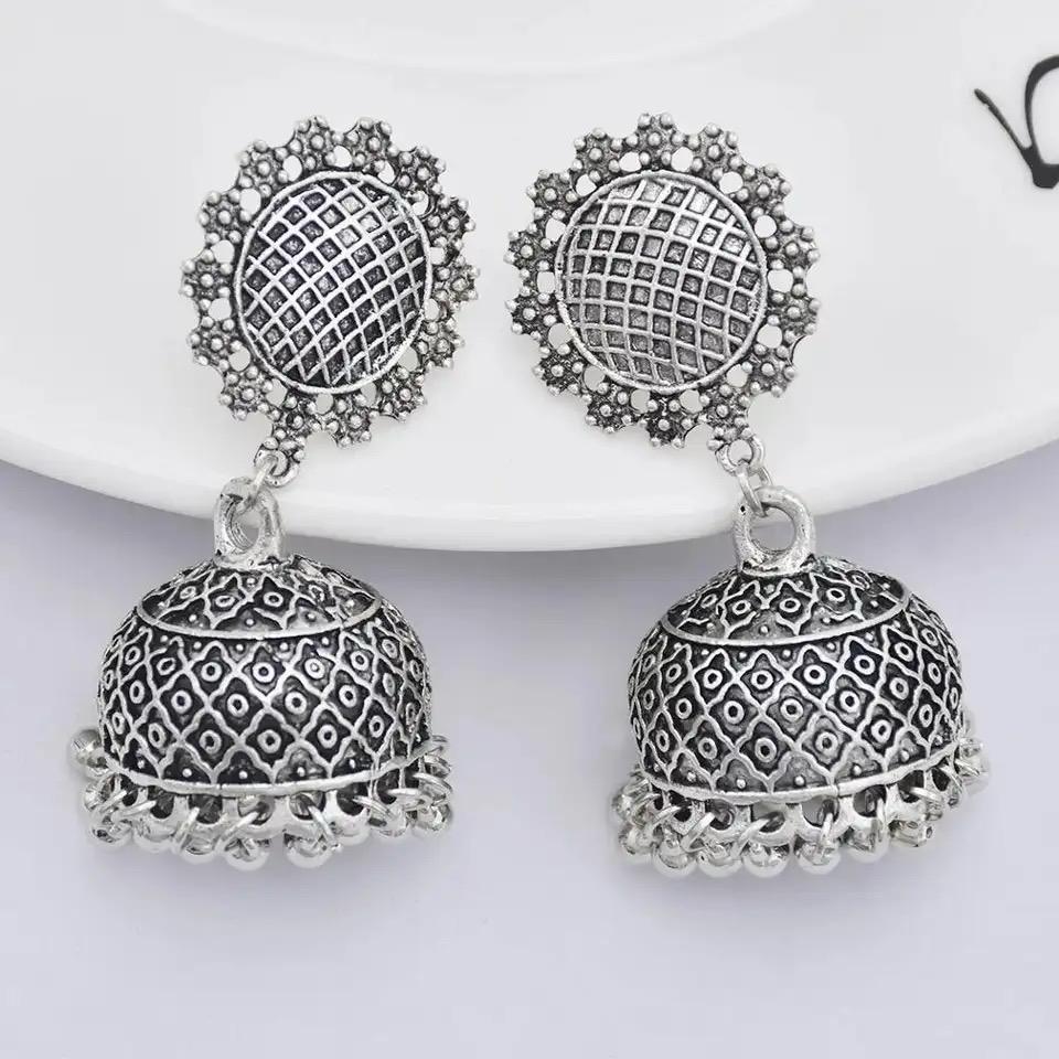 Vintage Metal Jewelry Sunflower Drop Earrings -S3619195 Vintage Metal Jewelry Sunflower Drop Earrings -S3619195