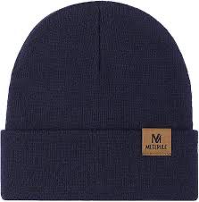 Leisure Solid Color Leather Label Woven Men And Women Same Wool Knitted Hat 473485 Leisure Solid Color Leather Label Woven Men And Women Same Wool Knitted Hat 473485