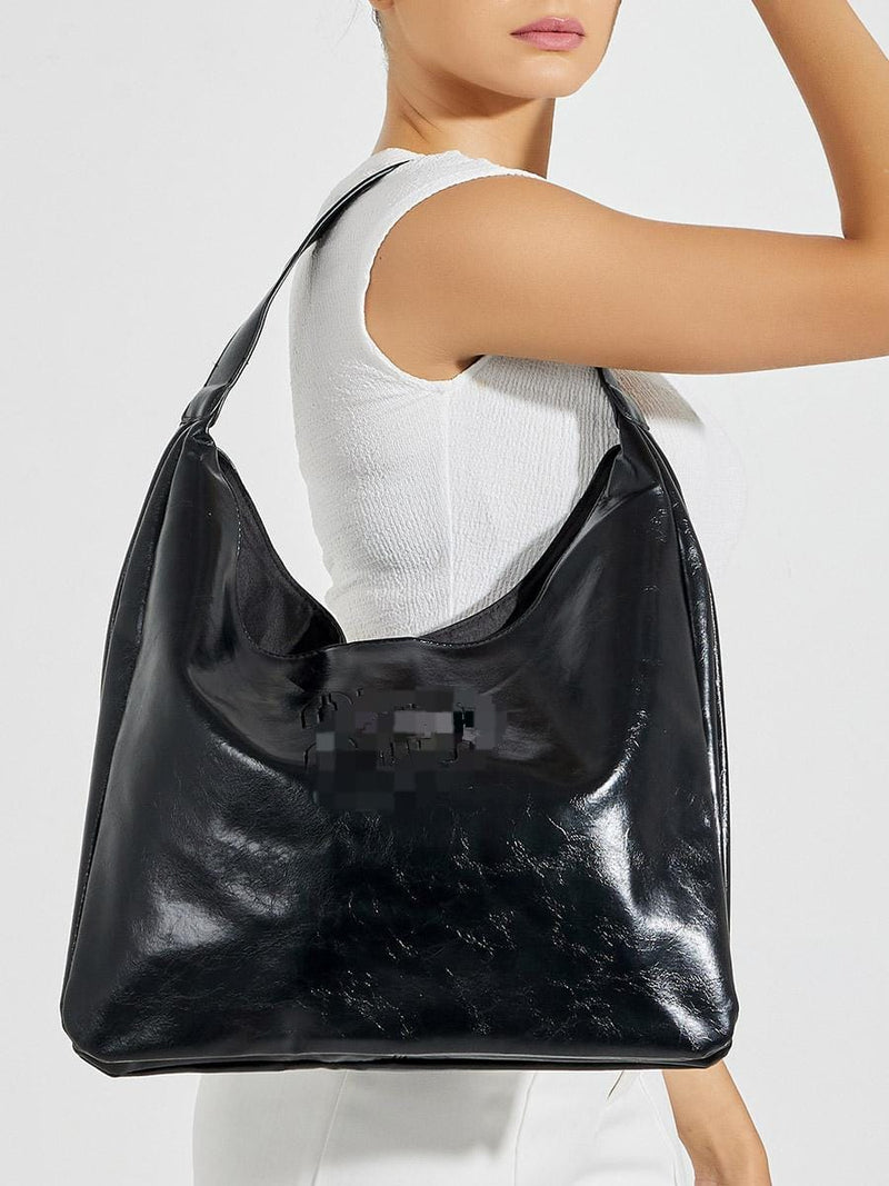 Women's Retro-inspired Large Capacity Underarm Tote Bag   522914 - TUZZUT Qatar Online Shopping