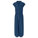 Women Jumpsuits Lace Up Irregular Overalls Casual Short Sleeve Romper 34352 - TUZZUT Qatar Online Shopping