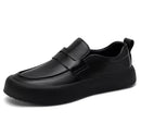 New Designer Leather Loafers Male Fashion Casual Shoes for Men 210000  (42) - TUZZUT Qatar Online Shopping