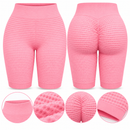 Women's High-Waist Textured Butt-Lift Shaping Short KL-12