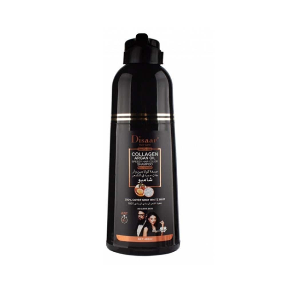 Disaar Shampoo Collagen & Argan Oil for Natural Black Hair Dye - 400 ml Disaar Shampoo Collagen & Argan Oil for Natural Black Hair Dye - 400 ml