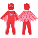 (5-7 Years old)Kids’ Red Owl Superhero Costume with Wing Cape & Mask MC-A36