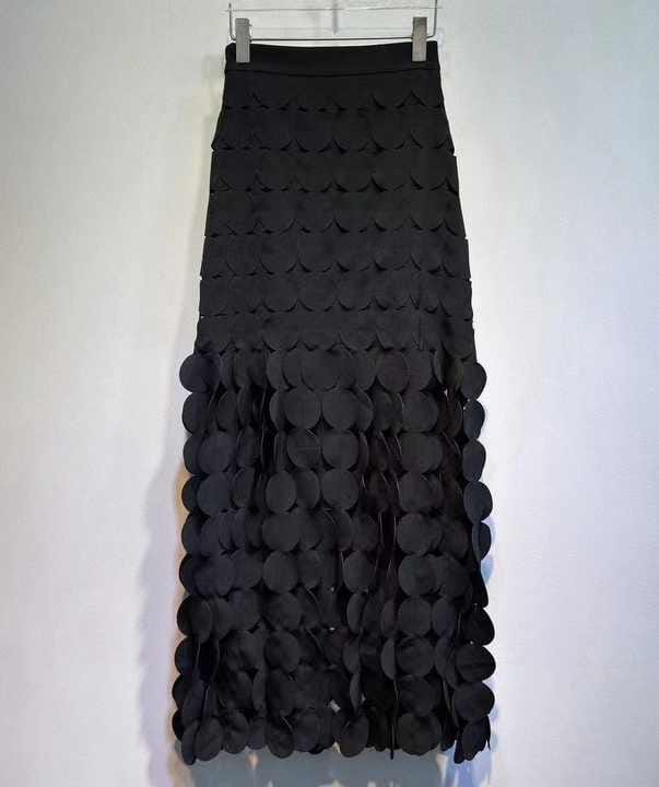 Women Tassel Flowers High Waist Long Skirt 141574 Women Tassel Flowers High Waist Long Skirt 141574