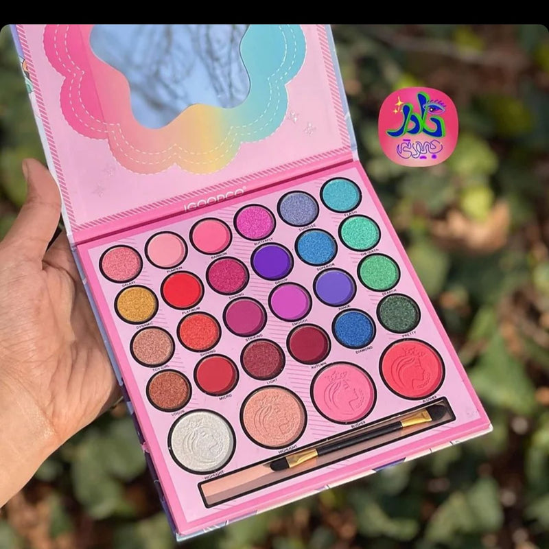 IGOODCO 28-Color Stronate Dream Eyeshadow&Face Palette - TUZZUT Qatar Online Shopping