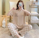Women's Three-Piece Sleepwear Home Wear Comfortable Pajamas 487914 (0) - TUZZUT Qatar Online Shopping
