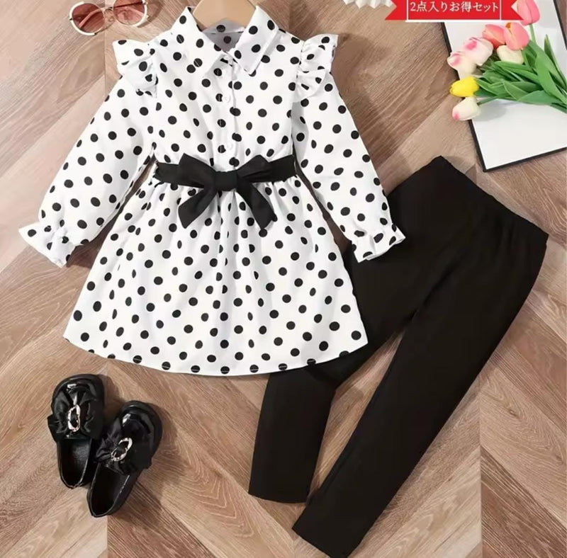 Kids Girls' Fashion Long Shirt Dress with Belt+leggings    1546278 - TUZZUT Qatar Online Shopping