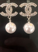 Earrings Drop With Pearl E7676 - TUZZUT Qatar Online Shopping