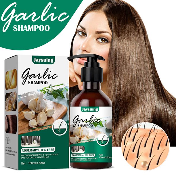 Garlic Shampoo Deep Cleansing Effective Hair Loss Treatment - Tuzzut.com Qatar Online Shopping