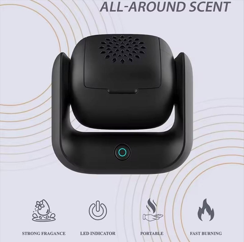 Premium Elegant Rotational Incense Bakhoor Burner - TUZZUT Qatar Online Shopping