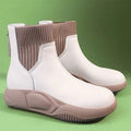 Comemore Platform Flats Sports Chelsea Boots Walking Running Women Shoes - Tuzzut.com Qatar Online Shopping