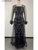 Women's Long Sleeve Party Dress   FD139 - TUZZUT Qatar Online Shopping