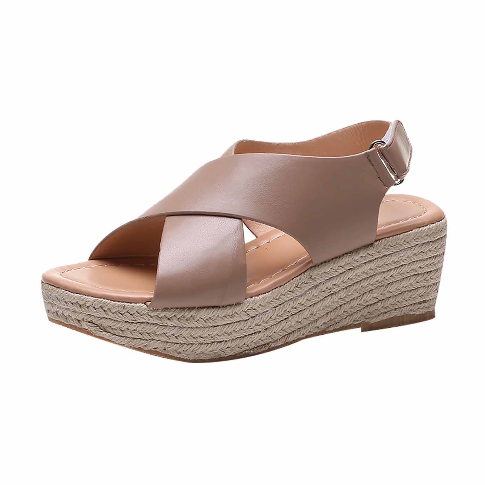 Strappy Platform Wedge Sandals WS321 Strappy Platform Wedge Sandals WS321