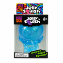 NeeDoh Jelly Squish Blue Glitter Jellyfish Sensory Squishy Toy – Age 3+