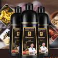 Three In One Long Lasting Hair Dye Shampoo For Women And Men - 500ml - TUZZUT Qatar Online Shopping