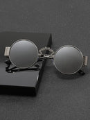 Silver Designer Frame Round Sunglasses X4563189 - TUZZUT Qatar Online Shopping
